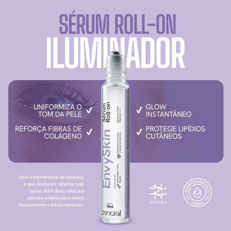 Zencial Envy Skin Rollon Clareador de Olheiras com Niacinamida 5 e
